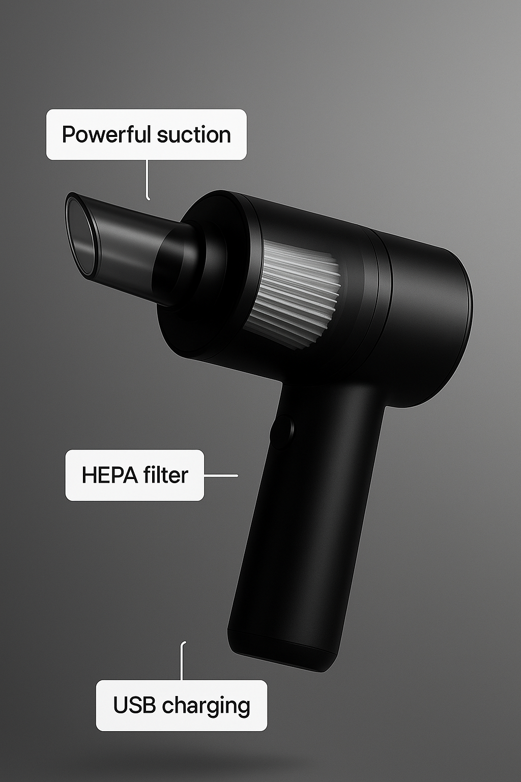 Portable Air Duster & Wireless Vacuum Cleaner